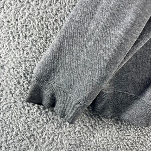 Vintage Western Michigan Sweatshirt Men's Extra Large Gray Spellout Mock 1/4 zip - Picture 13 of 15